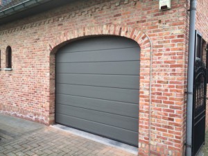 garagepoort, woordgrain, enkele profilering